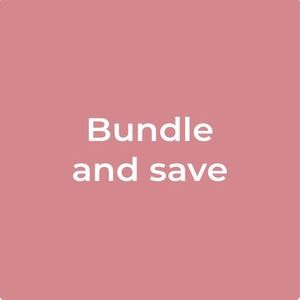 Bundle 3 items or more and save 15%!